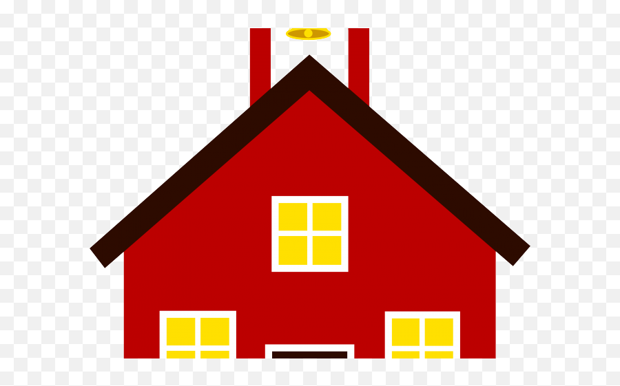 Mansion Clipart School - School House Icon Transparent Red Wood Houses Transparent Background Emoji,Mansion Clipart