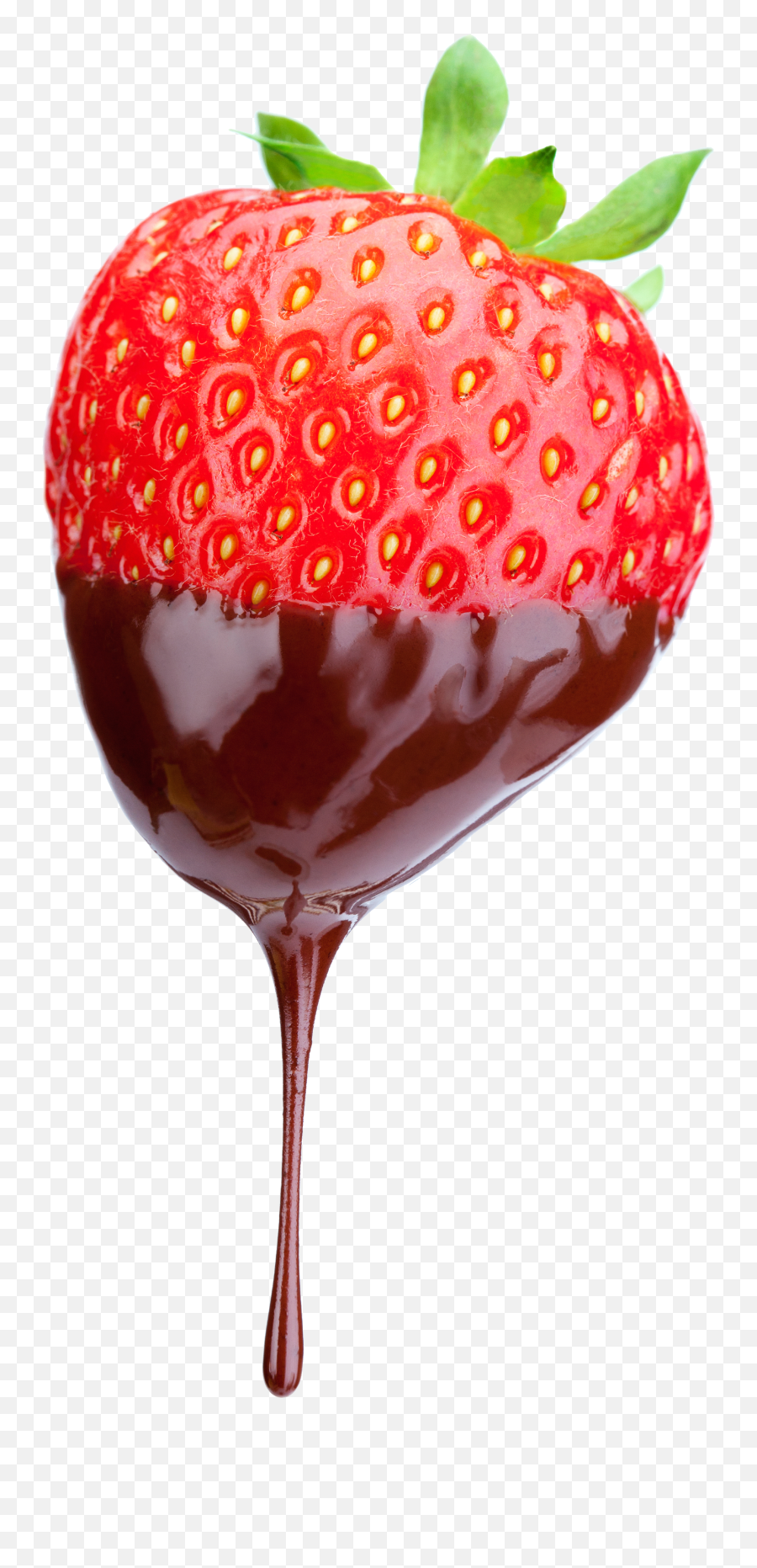 Download Strawberry With Chocolate Png Png Image With No - Happiness Diet Emoji,Strawberry Transparent Background