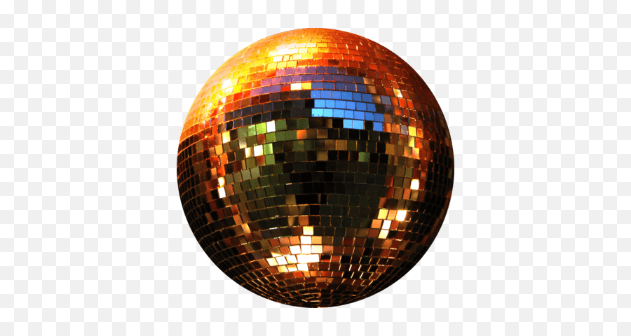 Copper Gold Disco Ball Transparent Png - Transparent Transparent Background Disco Ball Emoji,Disco Ball Clipart
