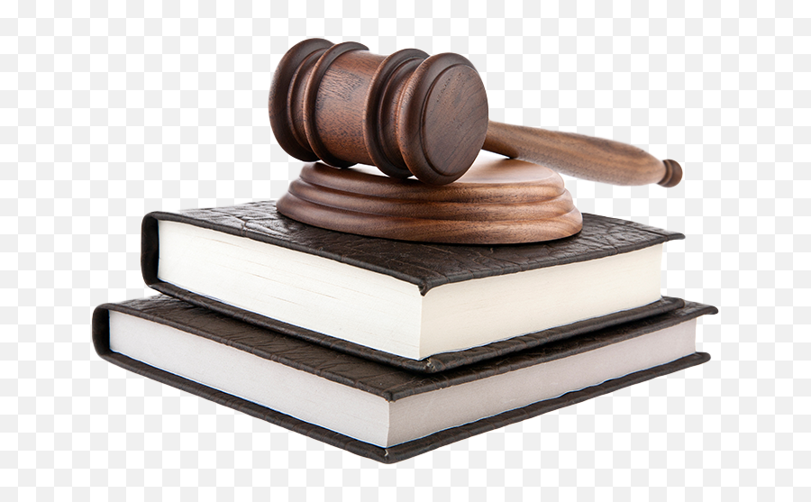 Download Gavel On Books - Law Book Transparent Background Emoji,Law Png