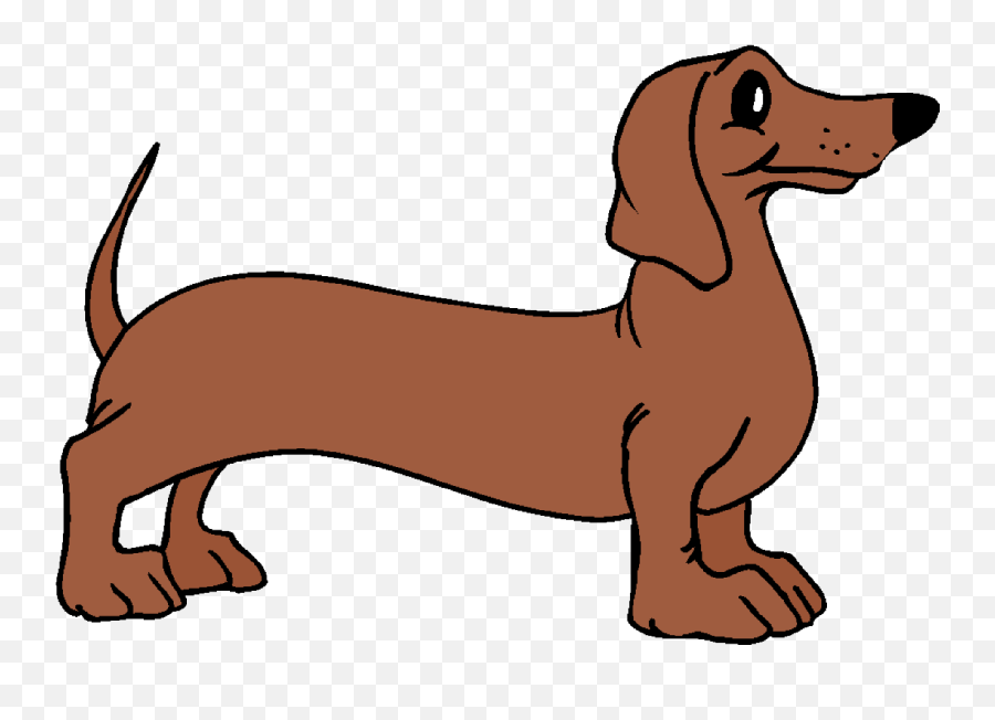 Download Dachshund Clipart Transparent - Weiner Dog Clipart Emoji,Dog Clipart Transparent Background