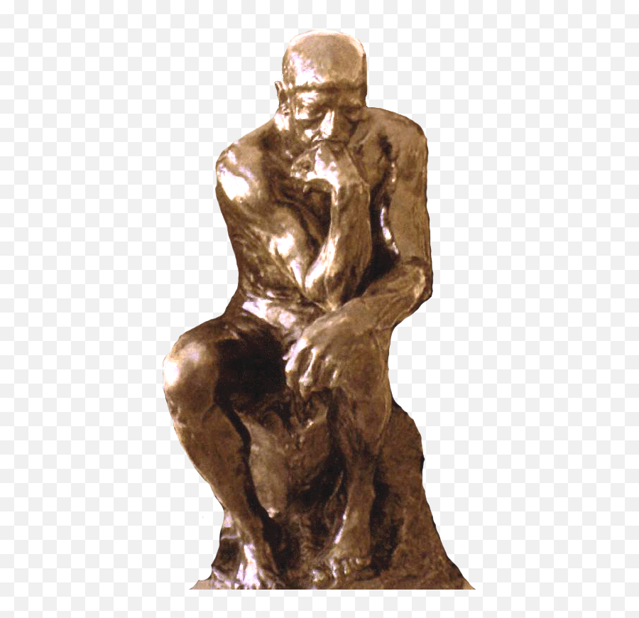 August Rodin O Pensador - O Pensador Png Emoji,The Thinker Png