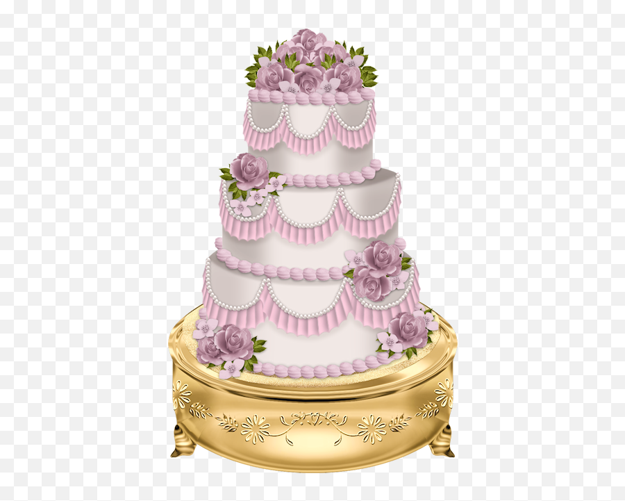 Birthday Cake Clip Art Wedding Cake - Transparent Background Wedding Cake Clipart Emoji,Wedding Cakes Clipart