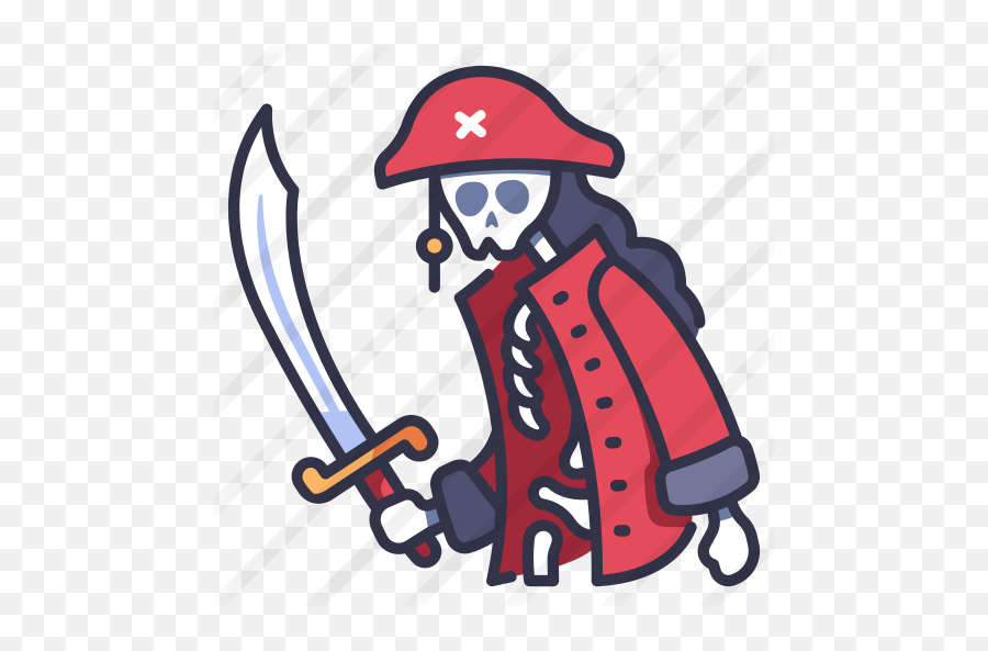 Pirate - Fictional Character Emoji,Pirate Sword Clipart