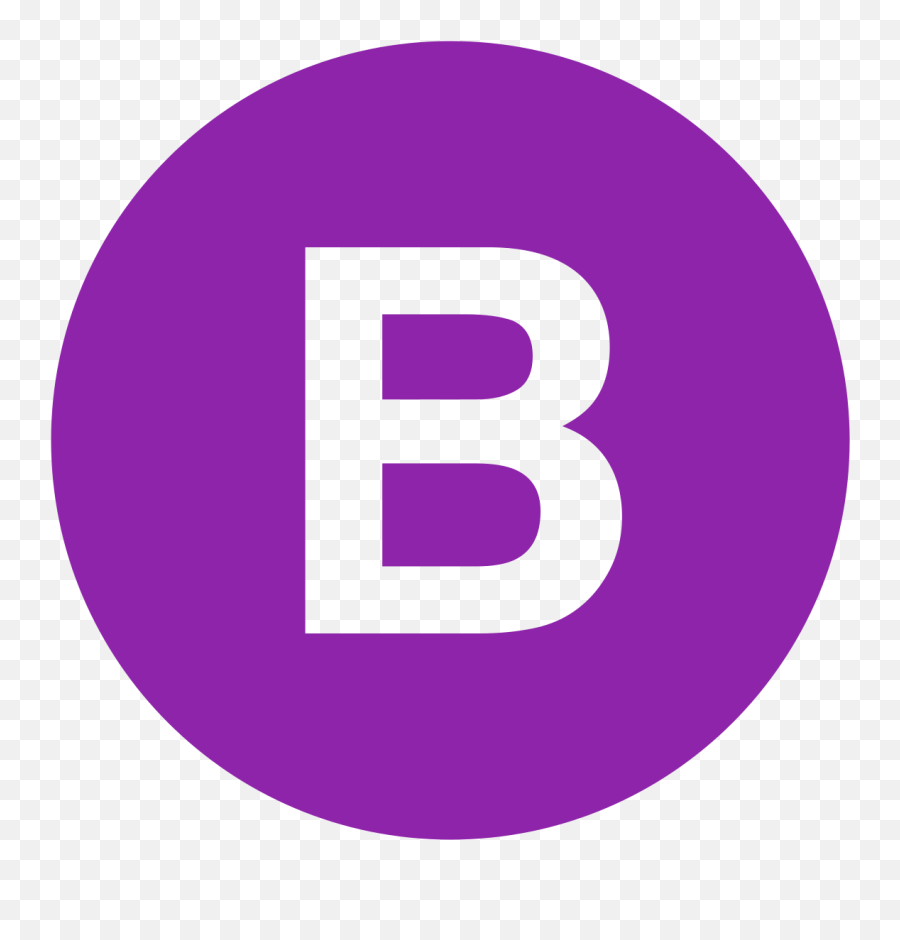 Eo Circle Purple Letter Emoji,Letter B Logo
