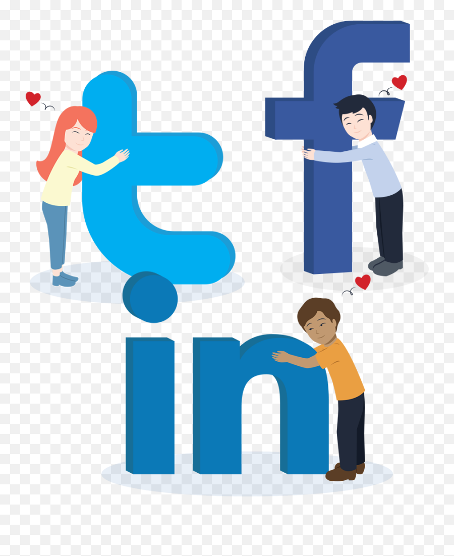 Social Recruiting - Hugging Social Media Emoji,Social Media Logos