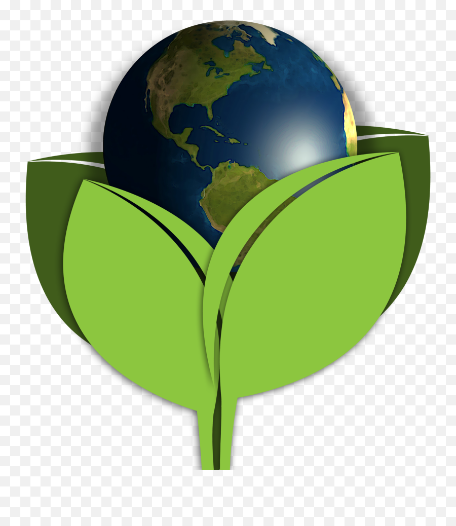 Earth Globe In Green Plants Environment Protection Drawing Emoji,Environment Png