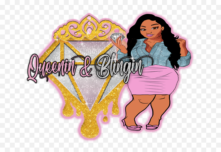 About Us - Queenin U0026 Blingin Handmade Bling And Custom Emoji,Bling Logo