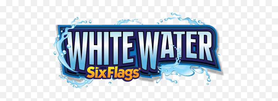 Six Flags White Water - White Water Six Flags Logo Emoji,Six Flags Logo