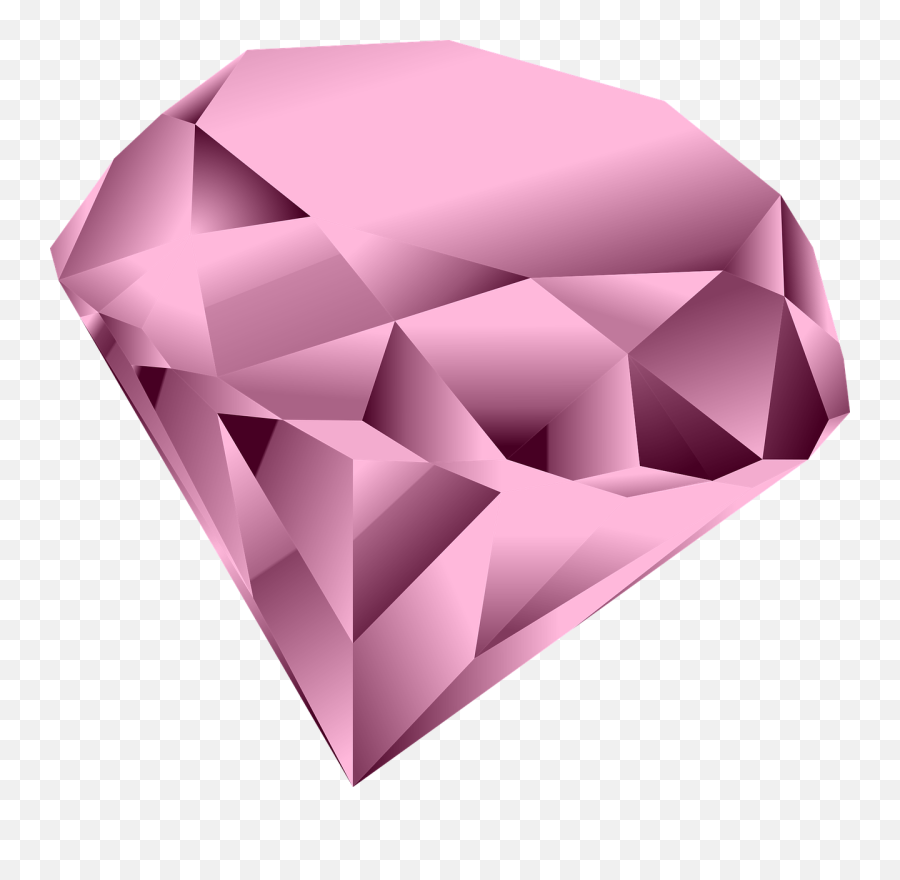 Gem Clipart Transparent Background Gem - Pink Diamond Clip Art Emoji,Gem Clipart