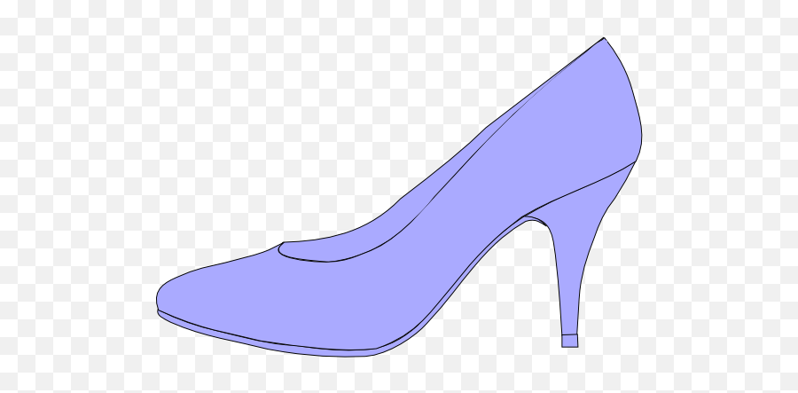 Purple Heel Clip Art At Clker - Stöckelschuh Clipart Emoji,High Heel Clipart