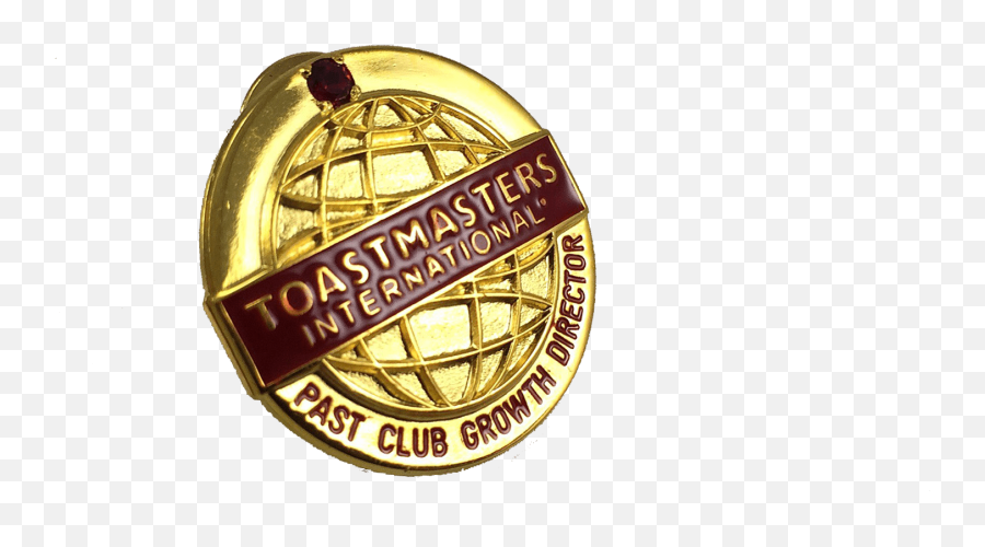 Past Club Growth Director Pin - Toastmaster Division Director Pin Emoji,Toastmasters Logo