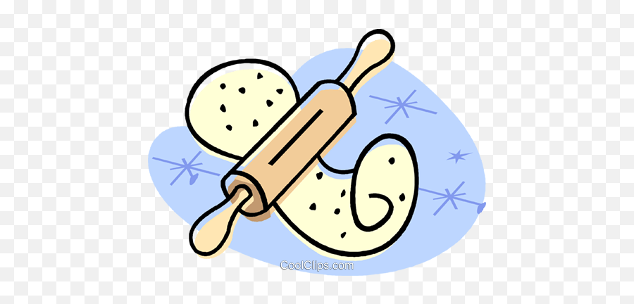 Rolling Pin With Dough Royalty Free - Language Emoji,Rolling Pin Clipart