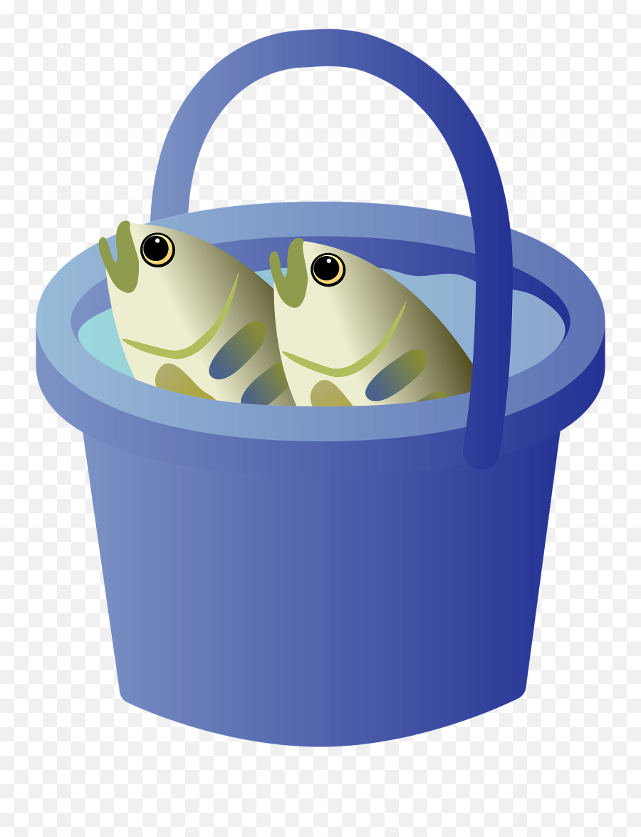 Bucket Of Fish Clipart Free Download Transparent Png - Bucket Of Fish Clipart Emoji,Fish Clipart