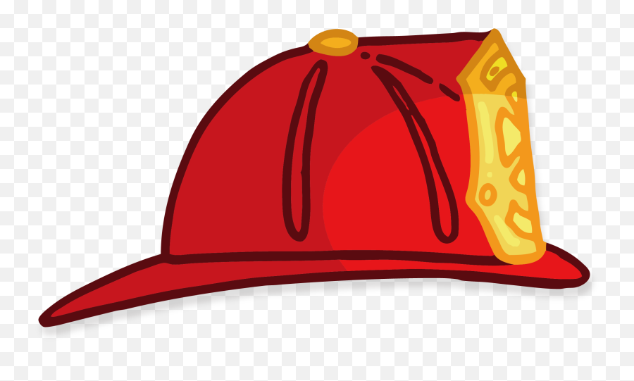 Fire Cap Vector Png Download - Transparent Firefighter Hat Clipart Emoji,Firefighter Helmet Clipart