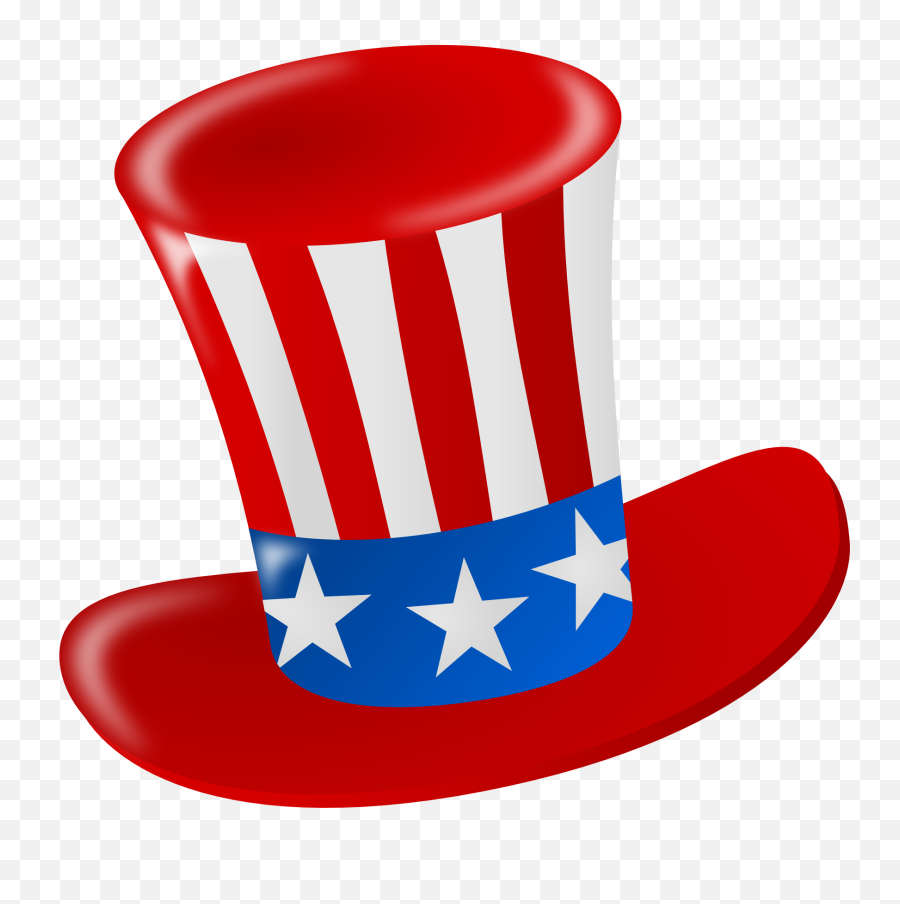 July Clipart Fourth Of July 4th - Uncle Sam Hat Png Emoji,Weekend Clipart