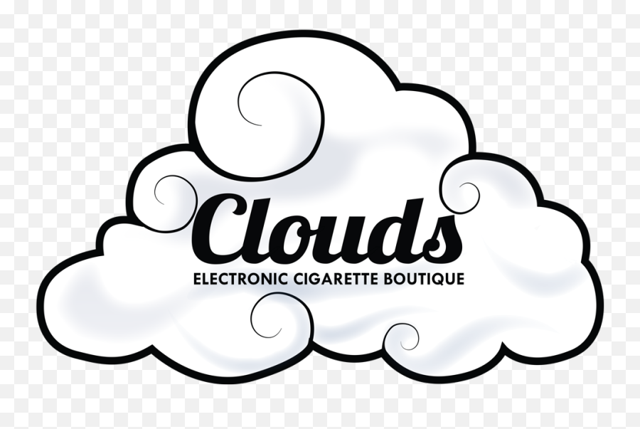 Cloud Vape Logo Transparent Cartoon - White Clouds Vape Logo Emoji,Vape Logo