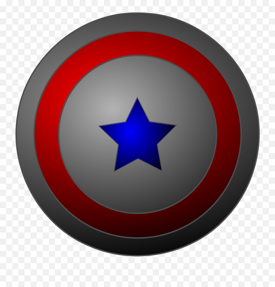 Shield Gray Red Star Design Png - Star Shield Png Emoji,Red Star Logo