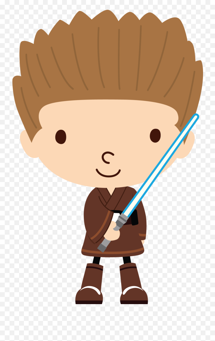 Free Star Wars Clipart Png Download - Luke Star Wars Cute Png Emoji,Star Wars Clipart