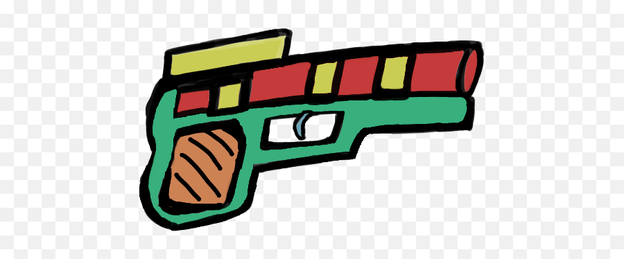 Cartoony Gun Opengameartorg - Solid Emoji,Cartoon Gun Png