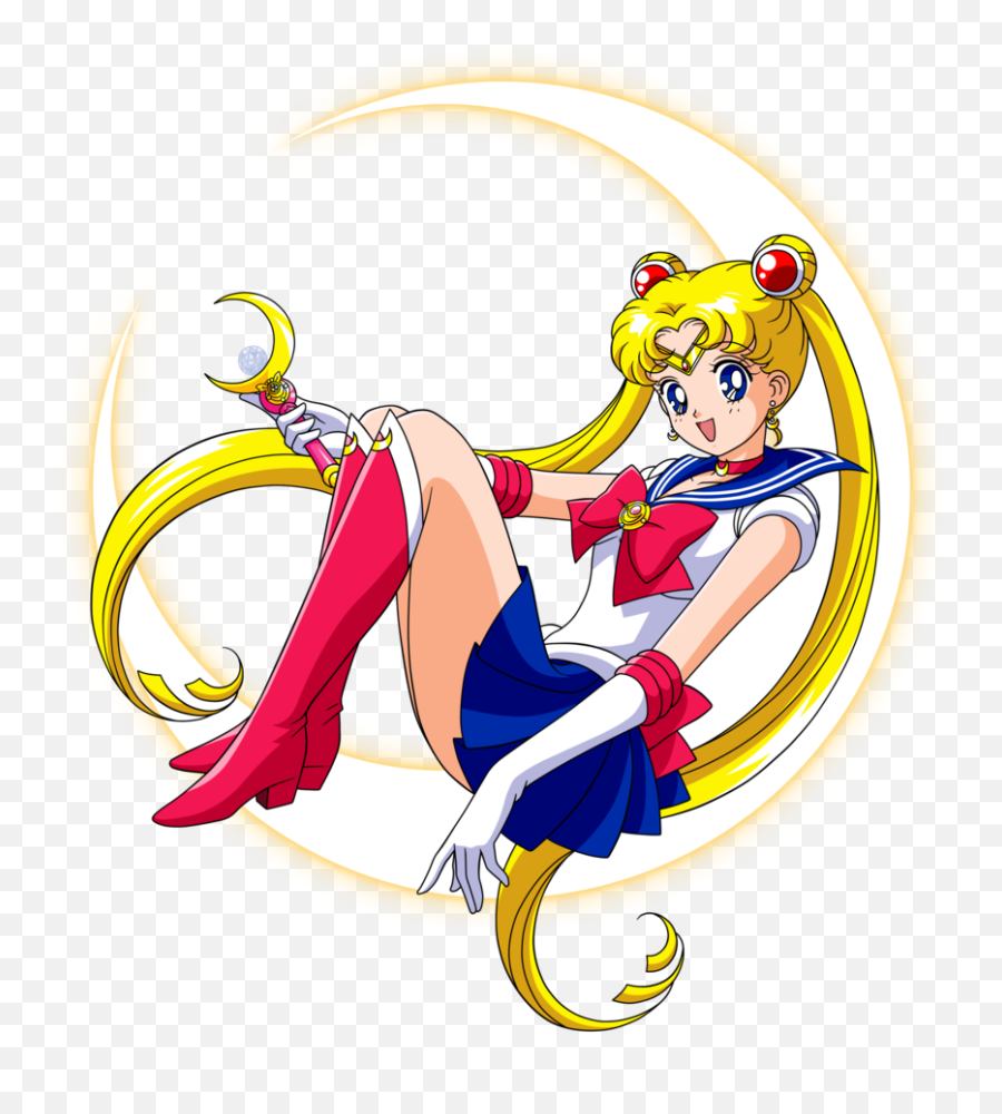Sailor Moon Free Download Hq Png Image - Sailor Moon Png Emoji,Sailor Moon Logo