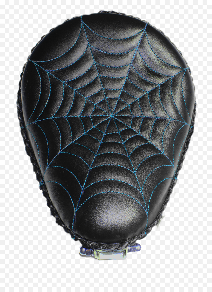 Harley Chopper Bobber 13 Bad Ass Solo Seat Black Blue Emoji,Spider Web Transparent