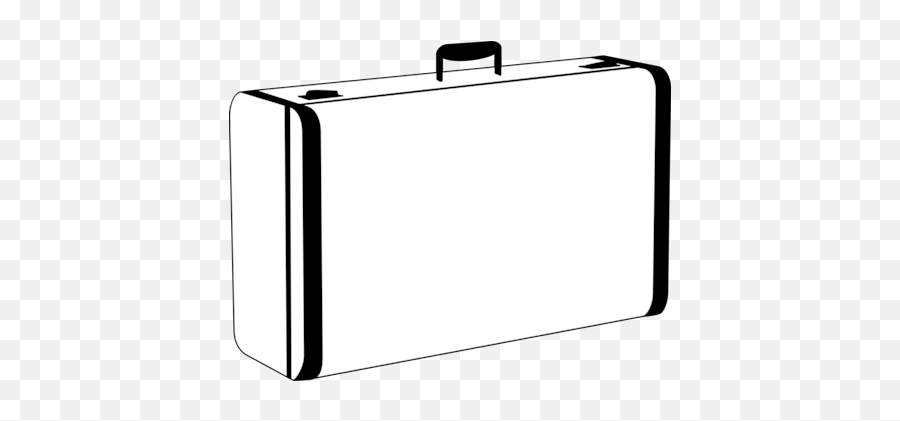 Suitcase Photo Background Transparent Png Images And Svg - Black And White Suitcase Clip Art Emoji,Suitcase Clipart