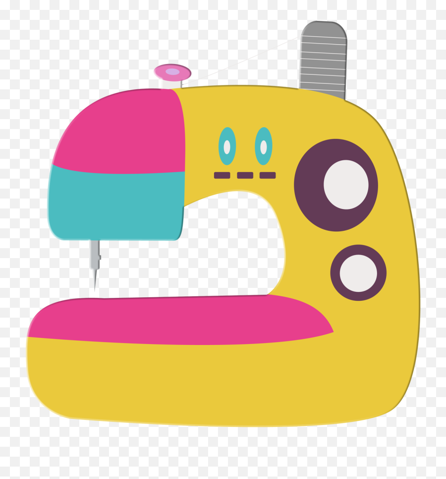 Sewing Machine Clipart Sewing Club - Png Download Full Girly Emoji,Sewing Clipart