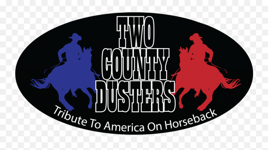 Two County Dusters Battle With The Bulls Emoji,Bull Riding Logo