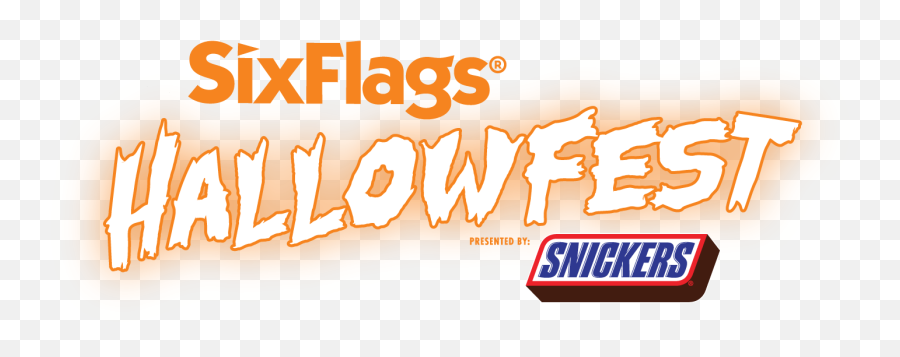 Six Flags Announces Their Attractions - Six Flags Hallowfest Logo Emoji,Six Flags Logo