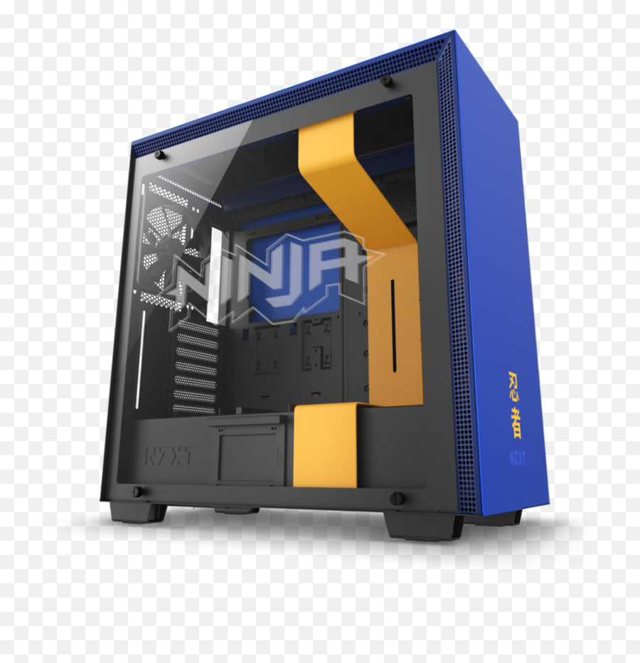 H700i Ninja Special Edition Mid - Tower Gaming Case Nzxt Nzxt H700i Ninja Emoji,Victory Royale Transparent