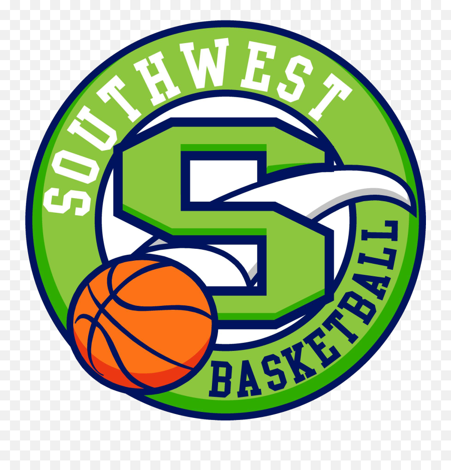 Southwest Basketball U2013 Community Teamwork To Promote A - Green Basketball Logo Png Emoji,Basketball Logo