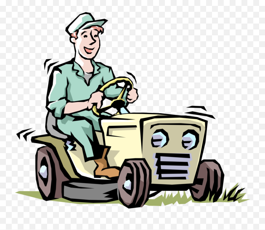 Lawnmower Vector Lawn Service - Manutenzione Del Verde Disegno Emoji,Lawnmower Clipart