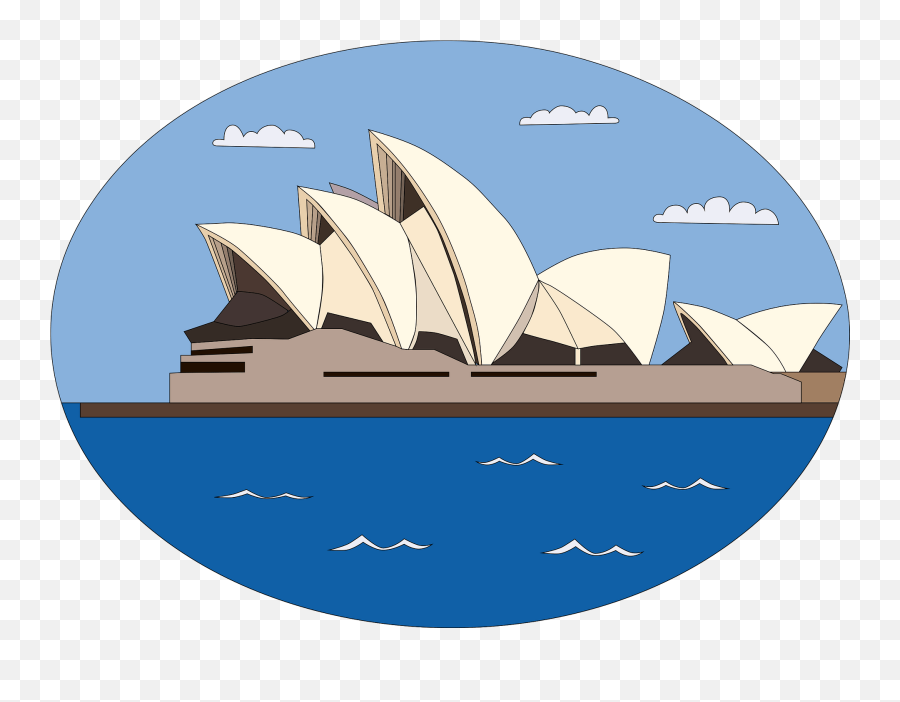 Sydney Opera House Clipart Free Download Transparent Png - Australia Opera House Clipart Emoji,Mansion Clipart