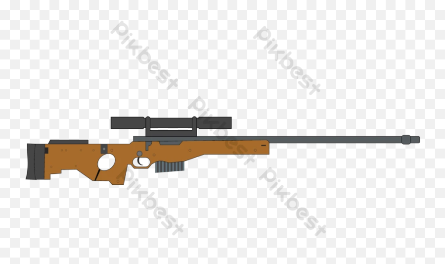 Cartoon Awm Rifle Design Vector Png Images Ai Free - Solid Emoji,Cartoon Gun Png