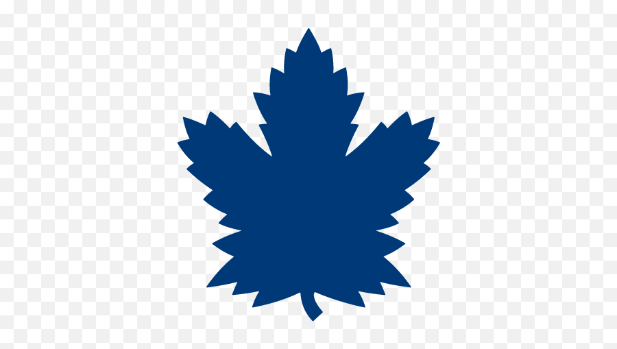 Download Hd Maple Leaf Logo Silhouette - Toronto Maple Leafs Logo Emoji,Maple Leaf Logo