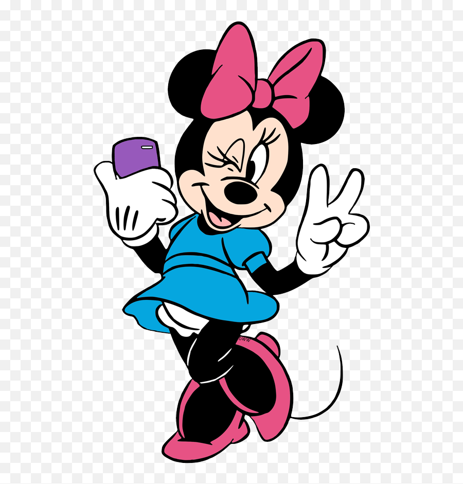 Minnie Mouse Clip Art 12 - Coloring Pages Minnie Mouse As A Princess Emoji,Selfie Clipart