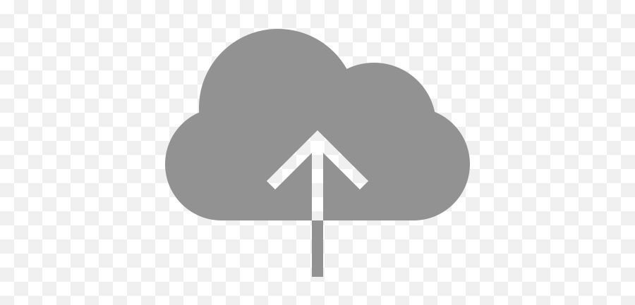 Cloud Upload Icon - Grey Cloud Upload Icon Emoji,Upload Icon Png