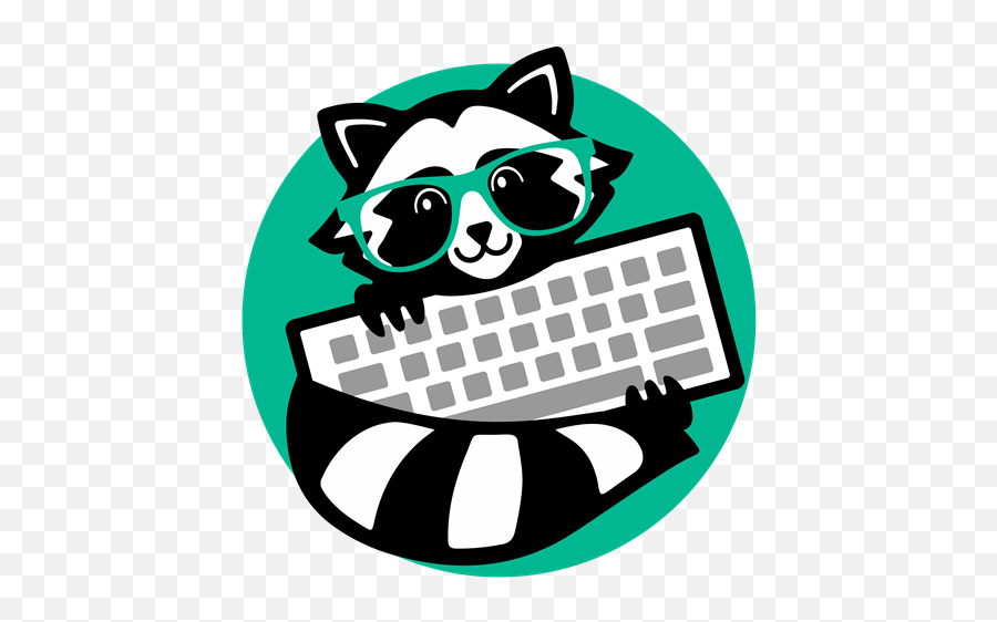 Raccoon Writing - Raccoon Writing Emoji,Racoon Logo