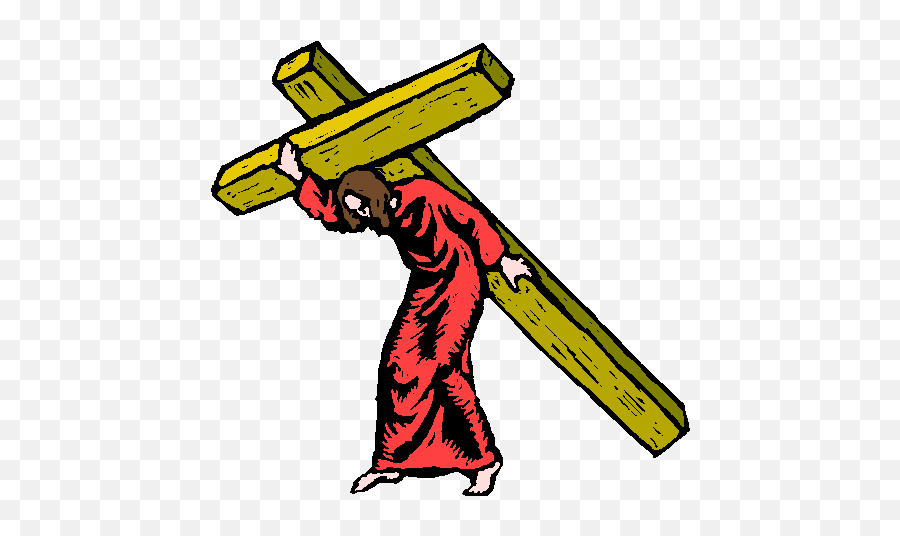 Free Jesus On The Cross Clipart - Station Of The Cross Clipart Png Emoji,Jesus Clipart