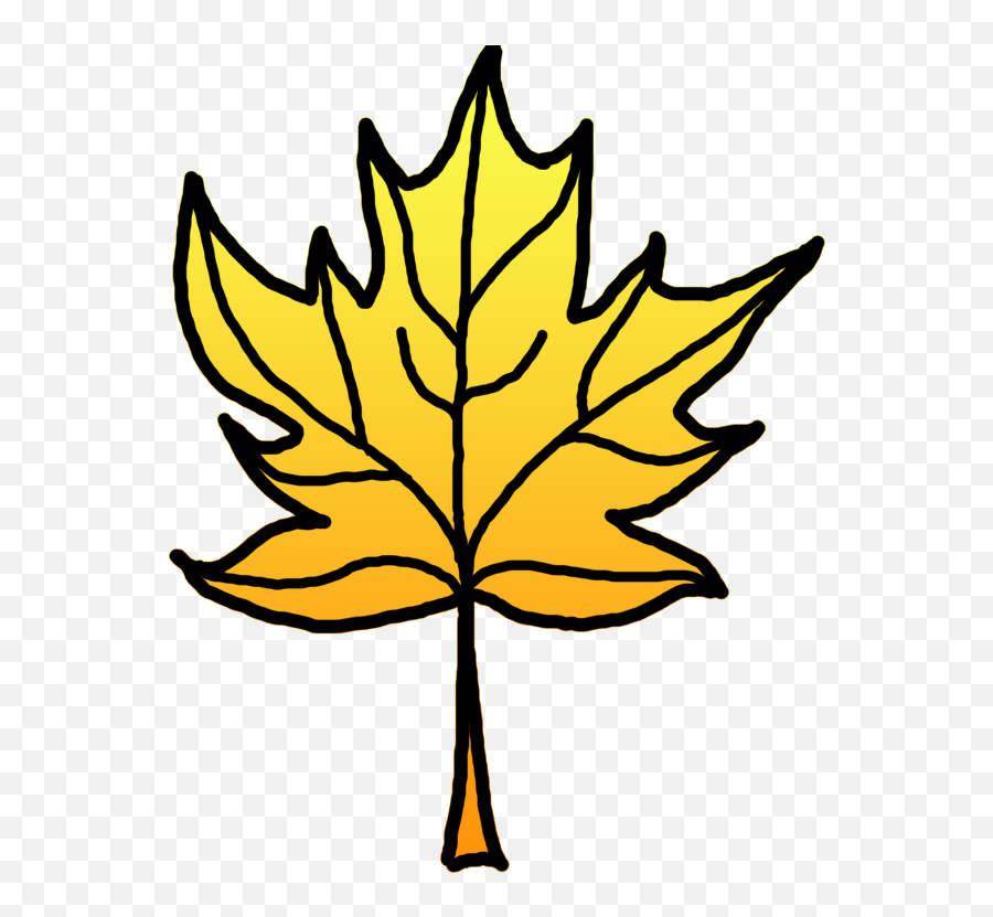 Leaves Clipart Yellow Leaf Leaves - Yellow Leaf Drawing Emoji,Leaf Clipart