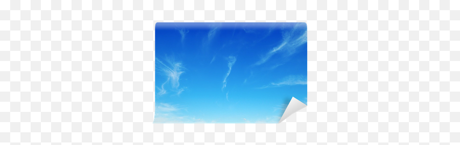 Beautiful Blue Sky With Light Clouds Wall Mural U2022 Pixers Emoji,Fortnite Hud Png