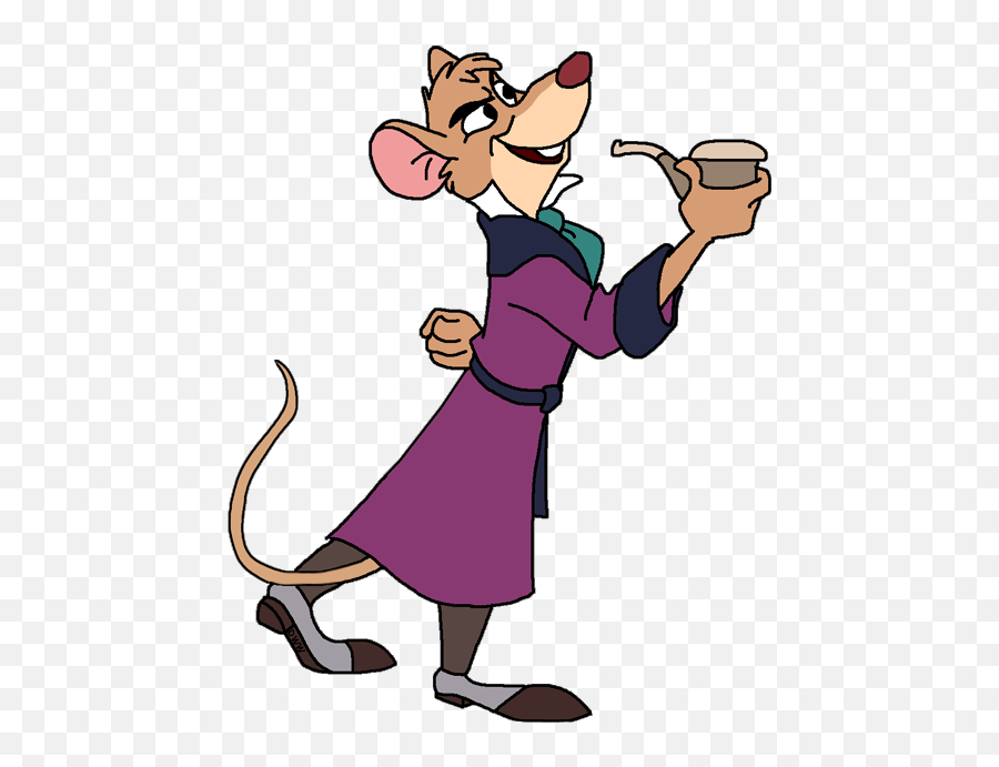 The Great Mouse Detective Clip Art - Disney Great Mouse Detective Basil Emoji,Detective Clipart