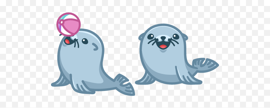 Cute Sea Lion Cursor U2013 Custom Cursor Emoji,Sea Lion Png