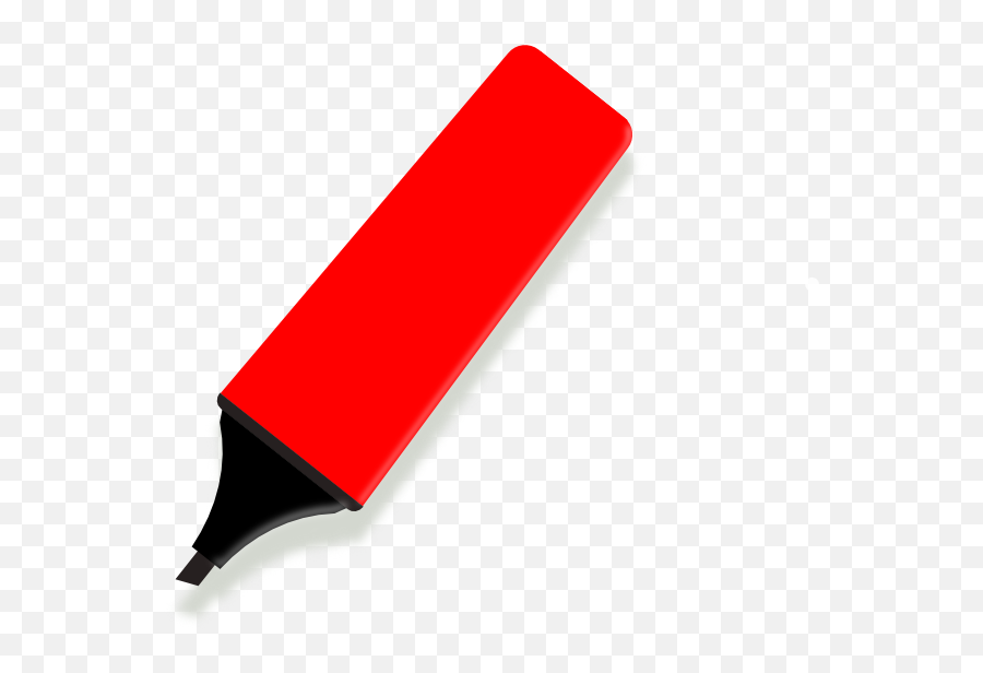 Red Marker Clip Art At Clker - Red Marker Clipart Emoji,Marker Clipart