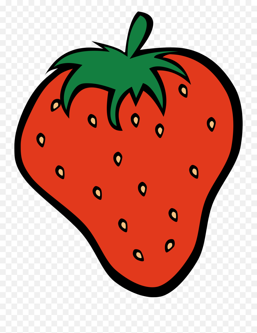 Strawberry Clipart - Strawberry Clipart Emoji,Strawberry Clipart