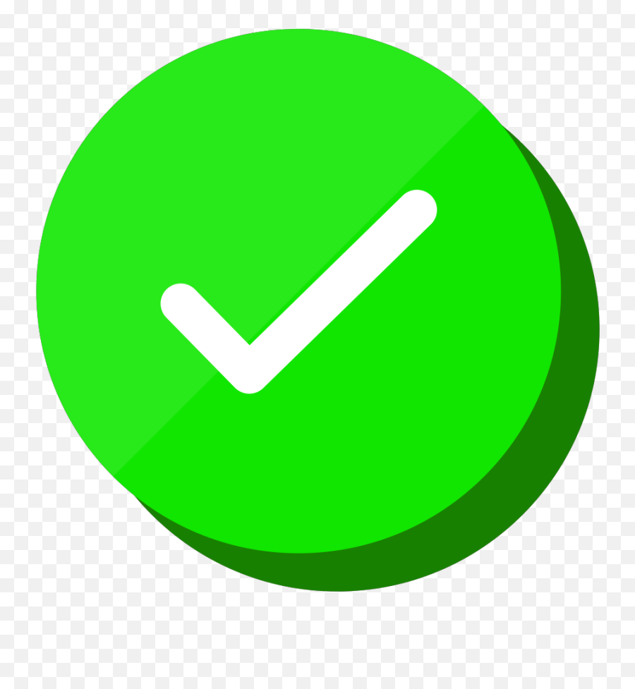 Green Checkmark Icon Free Video Effect - Dot Emoji,Green Check Mark Png