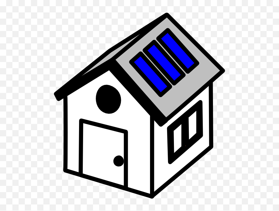 Library Of House With Solar Panels Png Transparent Library - House Solar Panel Clipart Emoji,Solar System Clipart