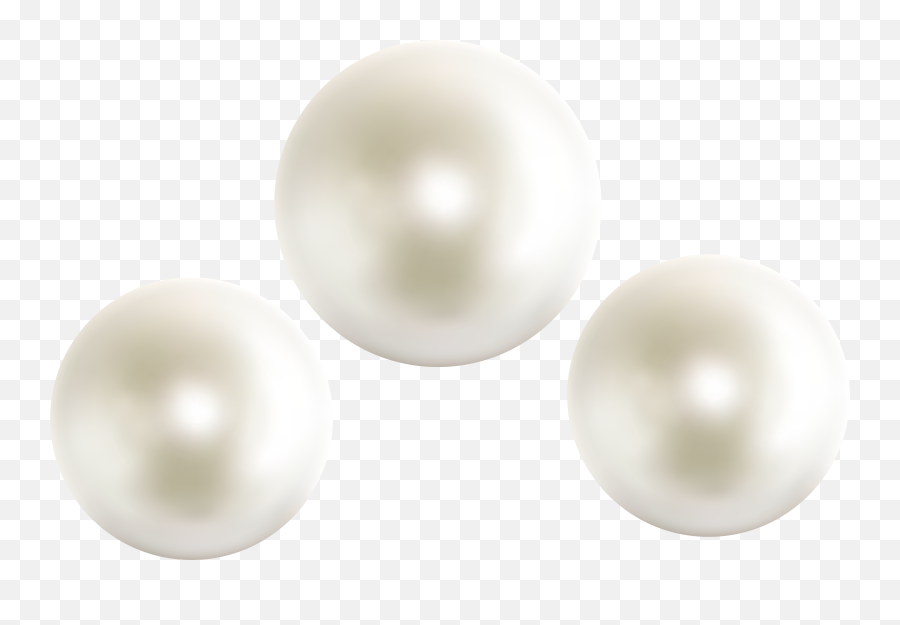 Pearls Png Clip Art Image - Pearl Sticker Png Emoji,Pearls Png