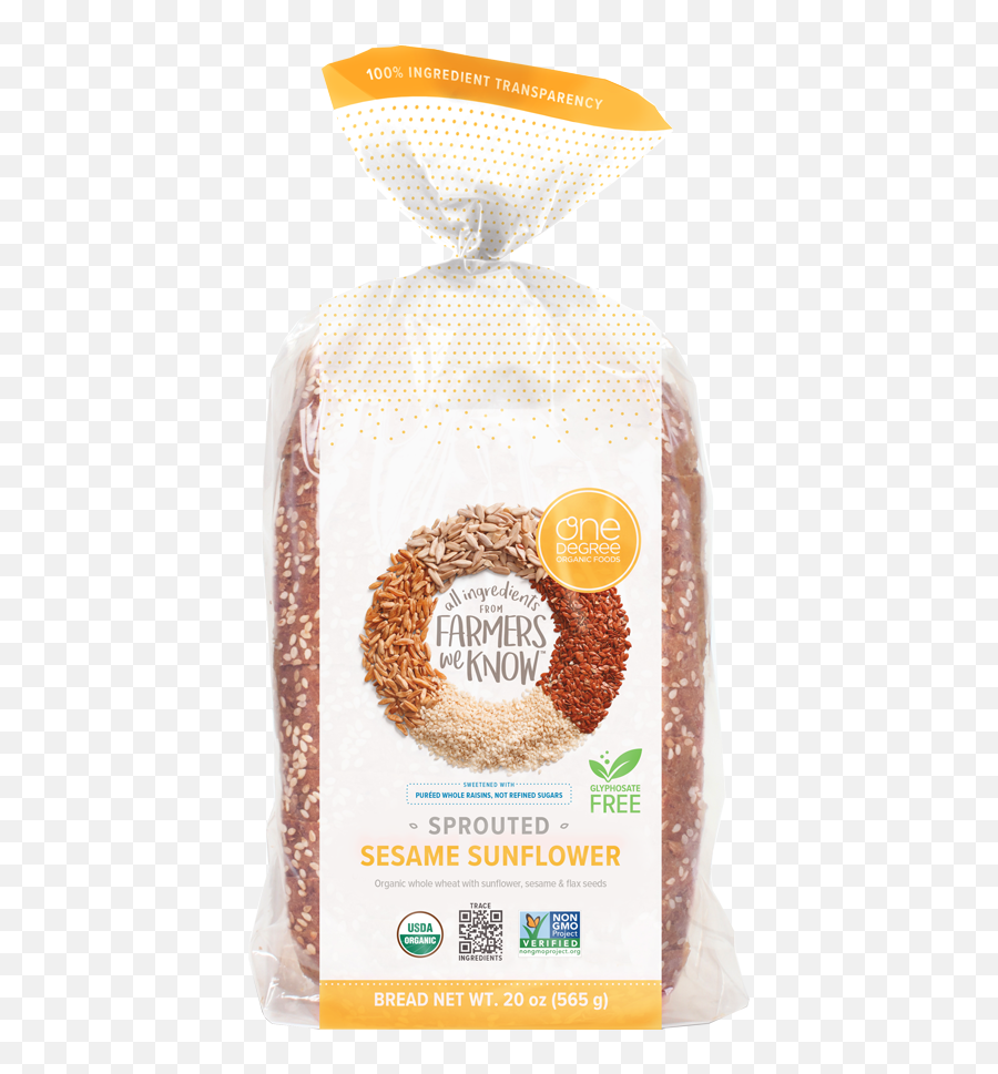 Home - One Degree Organics One Degree Lentil Bread Emoji,Food Transparent